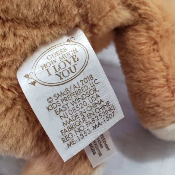 Guess How Much I Love You Nutbrown Hare 7" Plush Stuffed Animal Embroidered 2018 - Picture 8 of 11